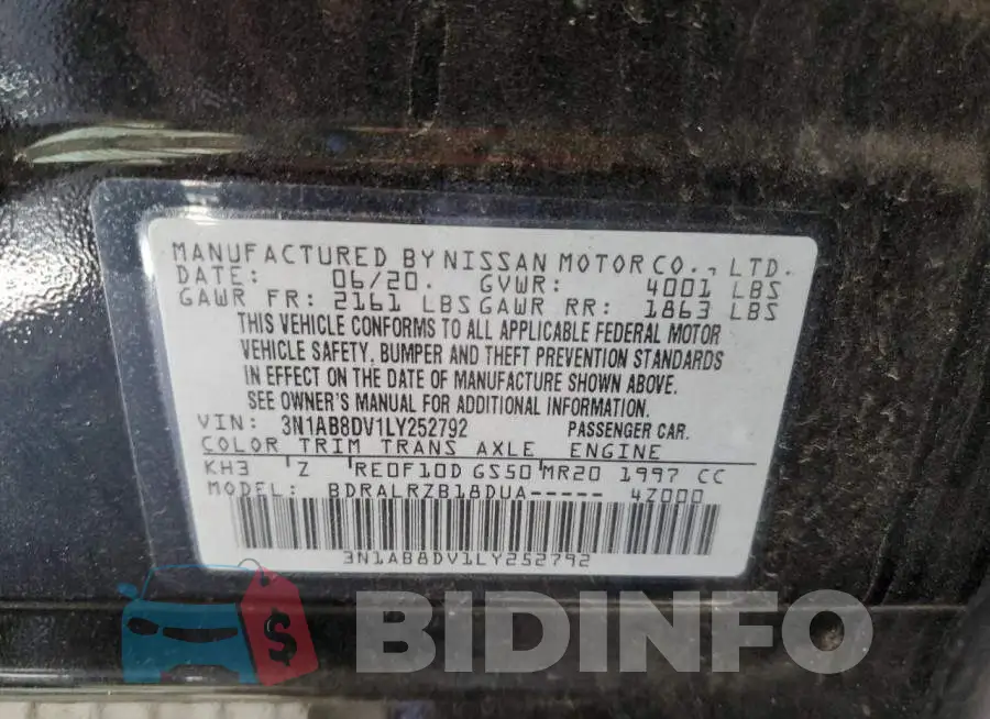 3N1AB8DV1LY252792 Photo# 10