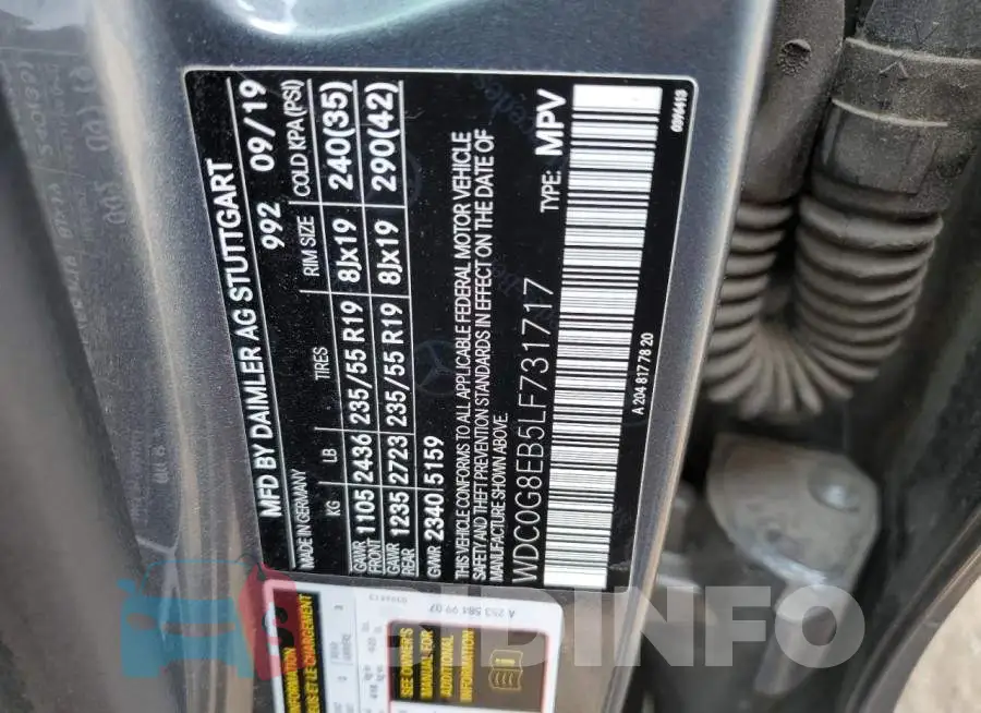 WDC0G8EB5LF731717 Photo# 10