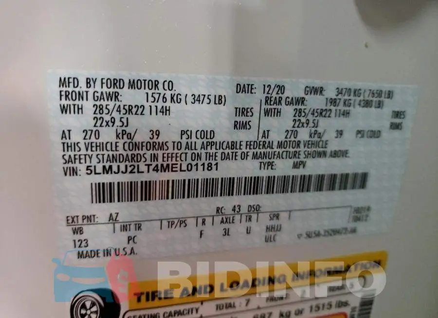5LMJJ2LT4MEL01181 Photo# 10
