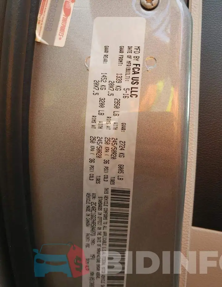 2C4RC1GG2HR504073 Photo# 10