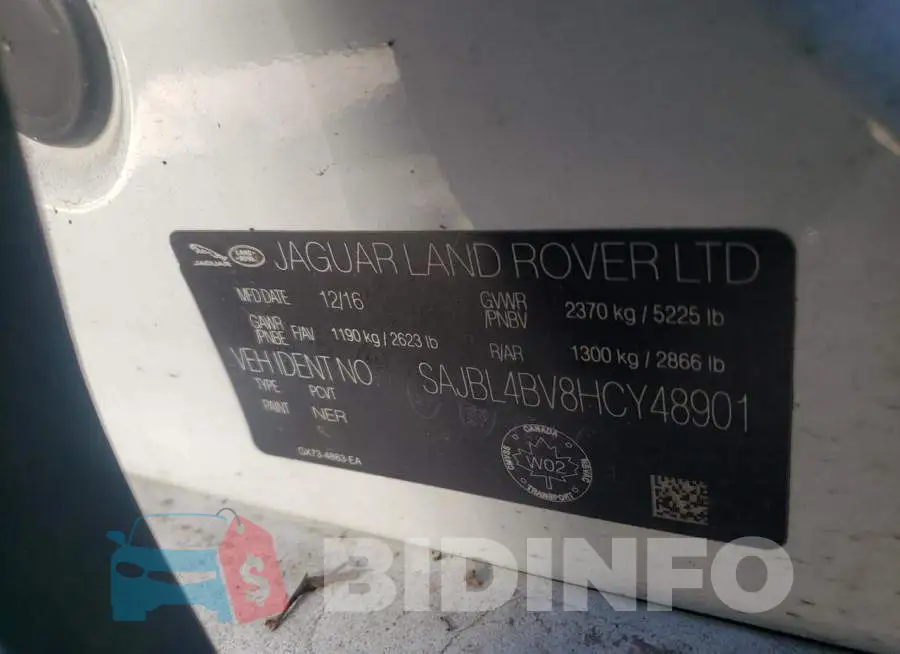 SAJBL4BV8HCY48901 Photo# 10