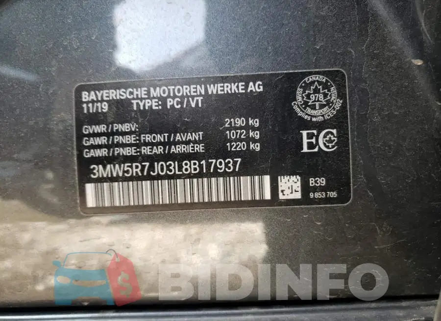 3MW5R7J03L8B17937 Photo# 12