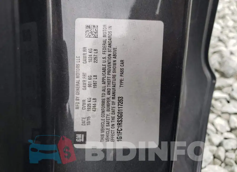 1G1FC1RS3G0117263 Photo# 10