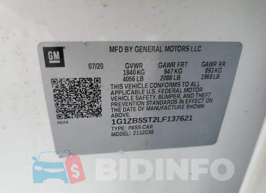 1G1ZB5ST2LF137621 Photo# 10