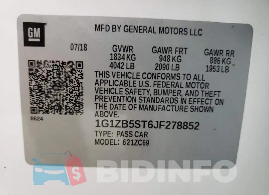 1G1ZB5ST6JF278852 Photo# 10