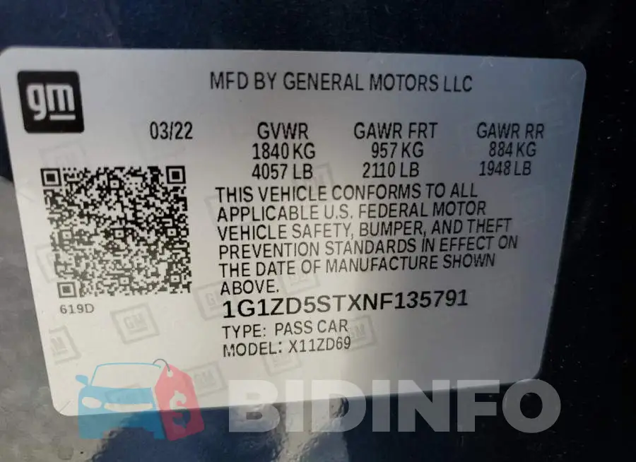 1G1ZD5STXNF135791 Photo# 10