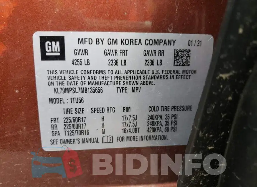 KL79MPSL7MB135656 Photo# 10
