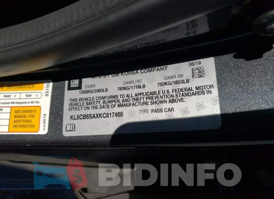 KL8CB6SAXKC817468 Photo# 10