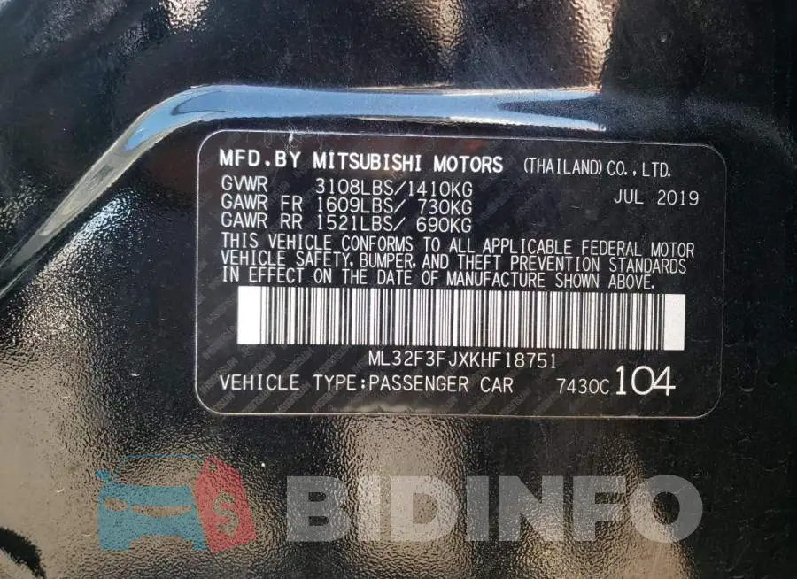 ML32F3FJXKHF18751 Photo# 10