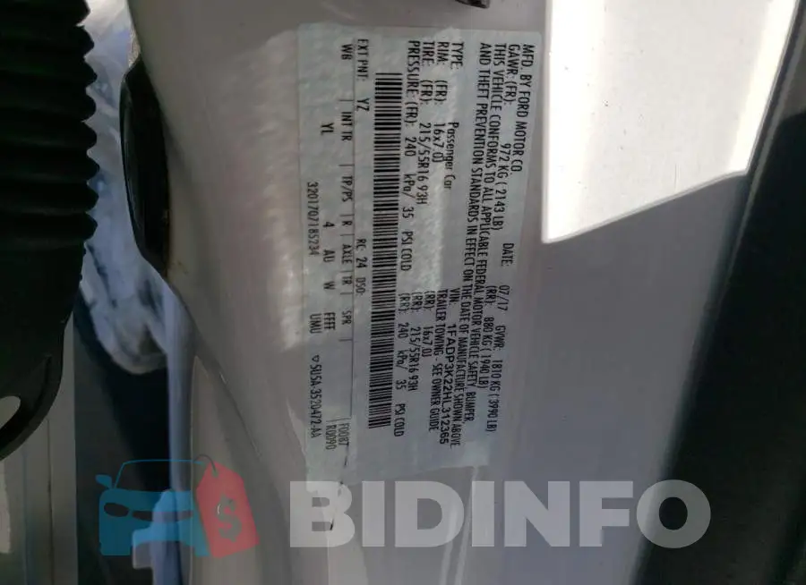 1FADP3K22HL312365 Photo# 10