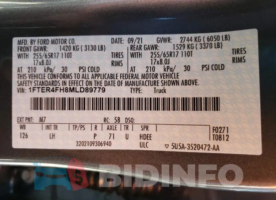 1FTER4FH8MLD89779 Photo# 10