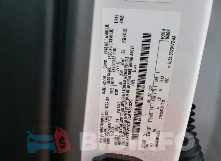 1FTEW1CP0LFB51229 Photo# 10