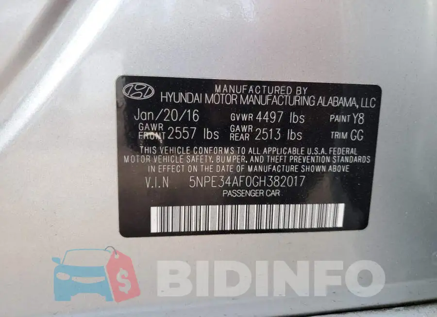 5NPE34AF0GH382017 Photo# 10