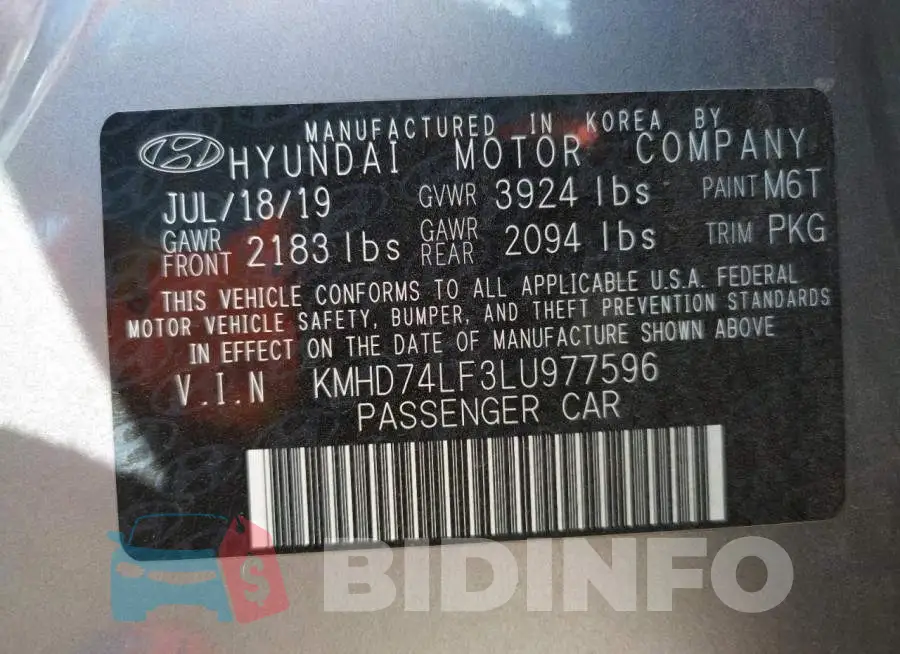 KMHD74LF3LU977596 Photo# 10