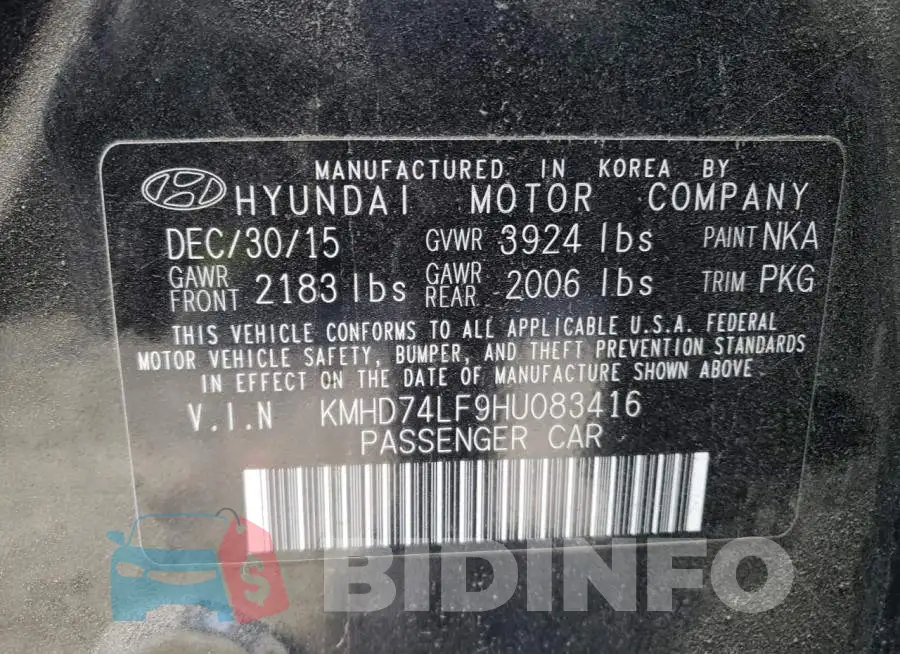 KMHD74LF9HU083416 Photo# 12