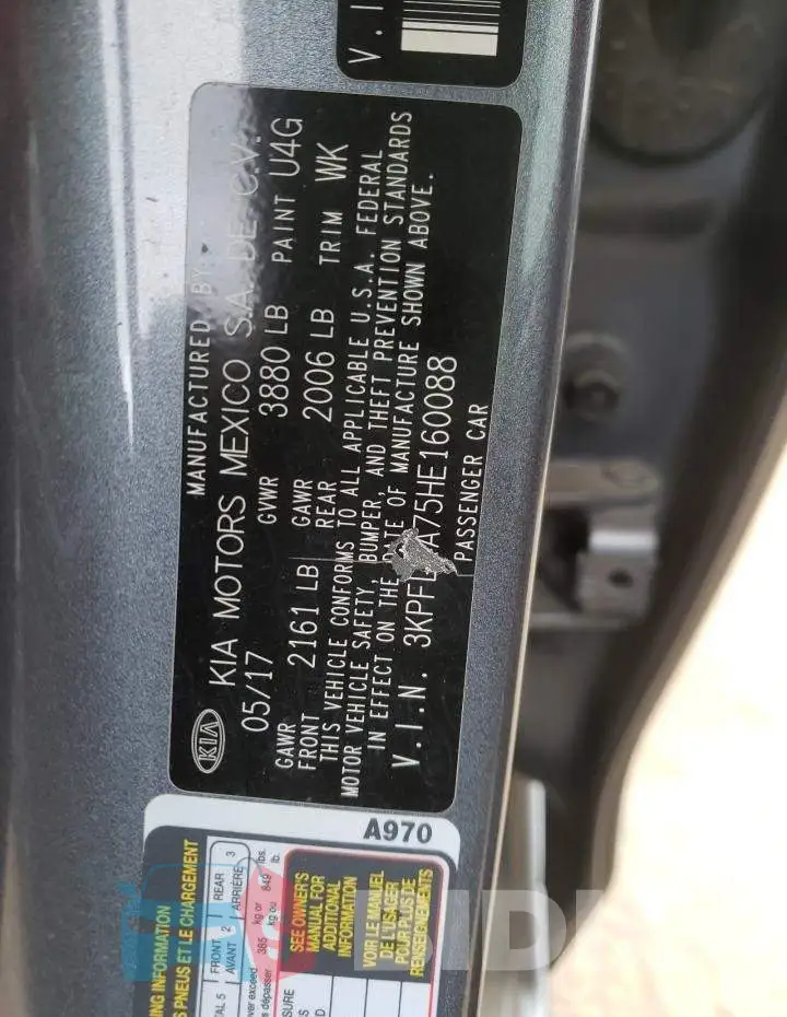 3KPFL4A75HE160088 Photo# 10