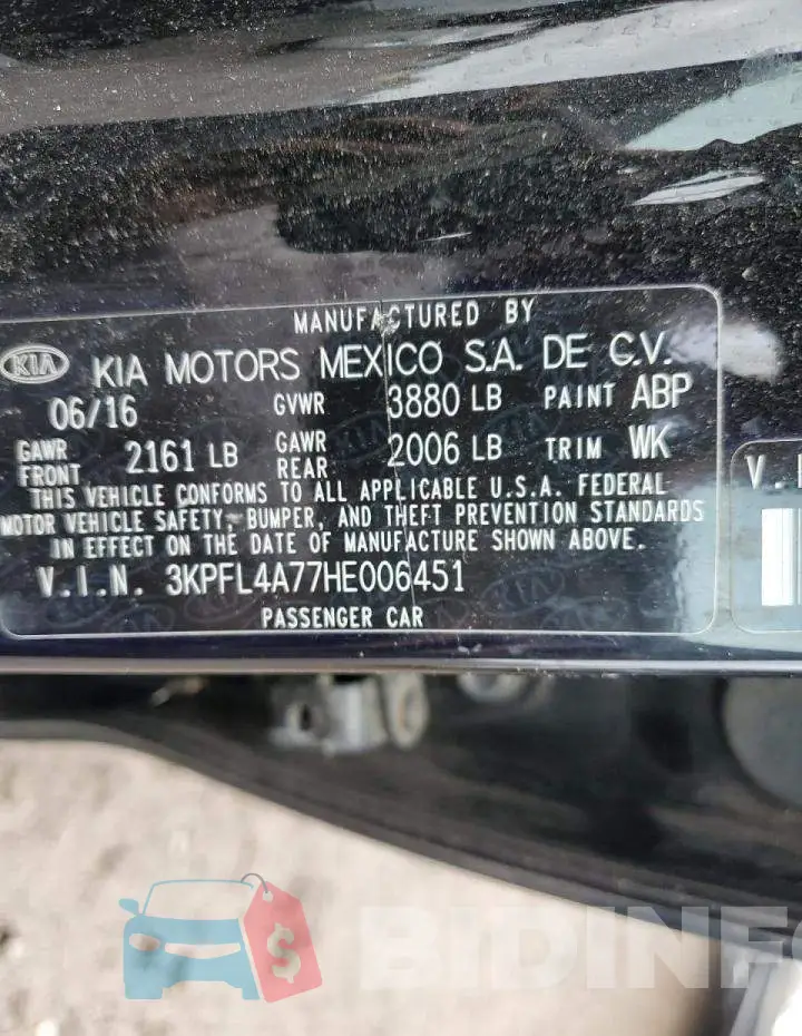 3KPFL4A77HE006451 Photo# 10