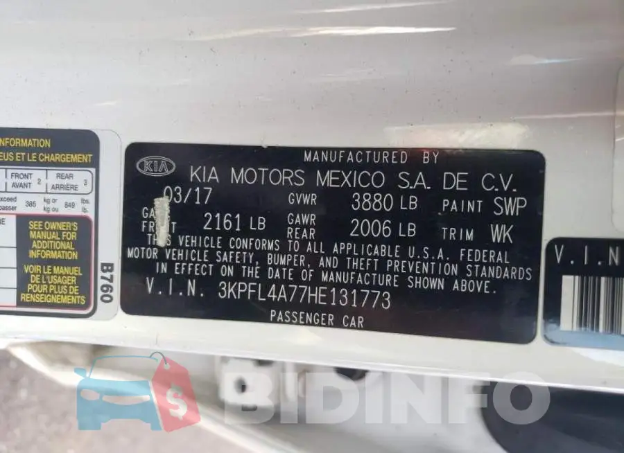 3KPFL4A77HE131773 Photo# 10