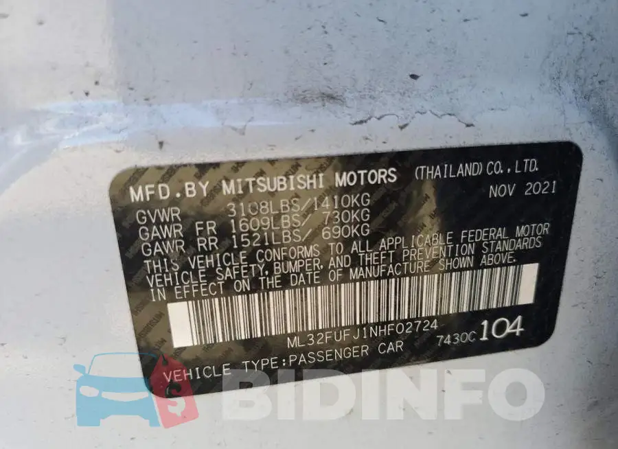 ML32FUFJ1NHF02724 Photo# 10