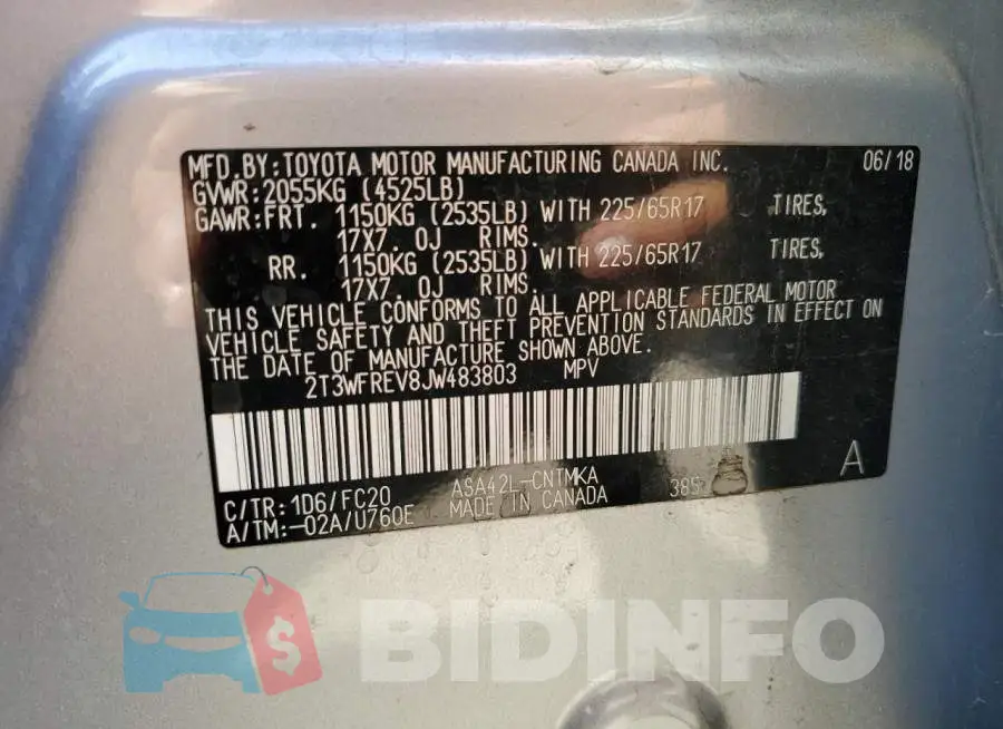 2T3WFREV8JW483803 Photo# 10
