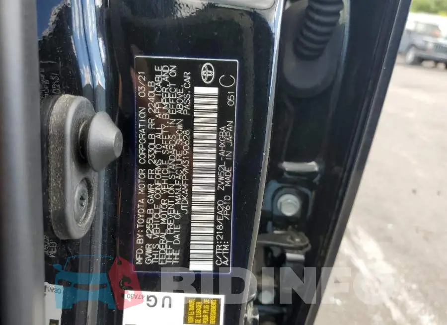JTDKAMFP9M3190628 Photo# 10