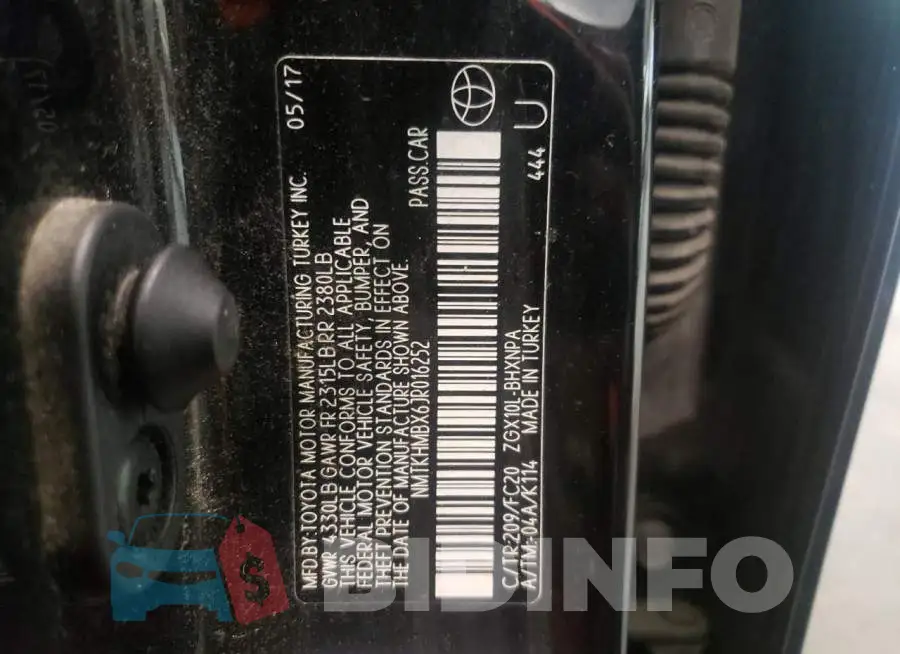 NMTKHMBX6JR016252 Photo# 10
