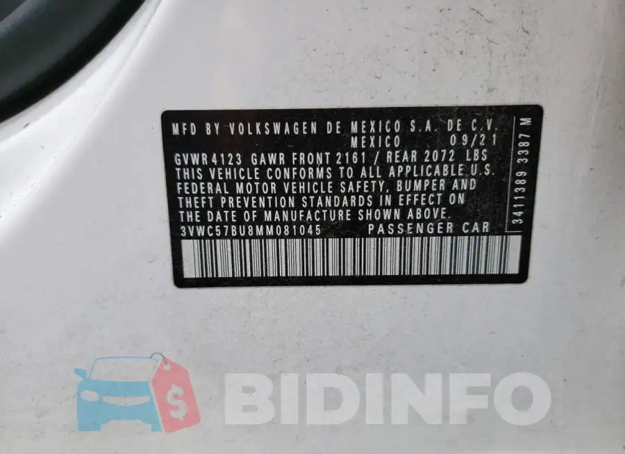 3VWC57BU8MM081045 Photo# 10