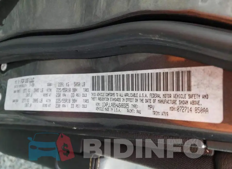 1C4PJLAB5HW508325 Photo# 10