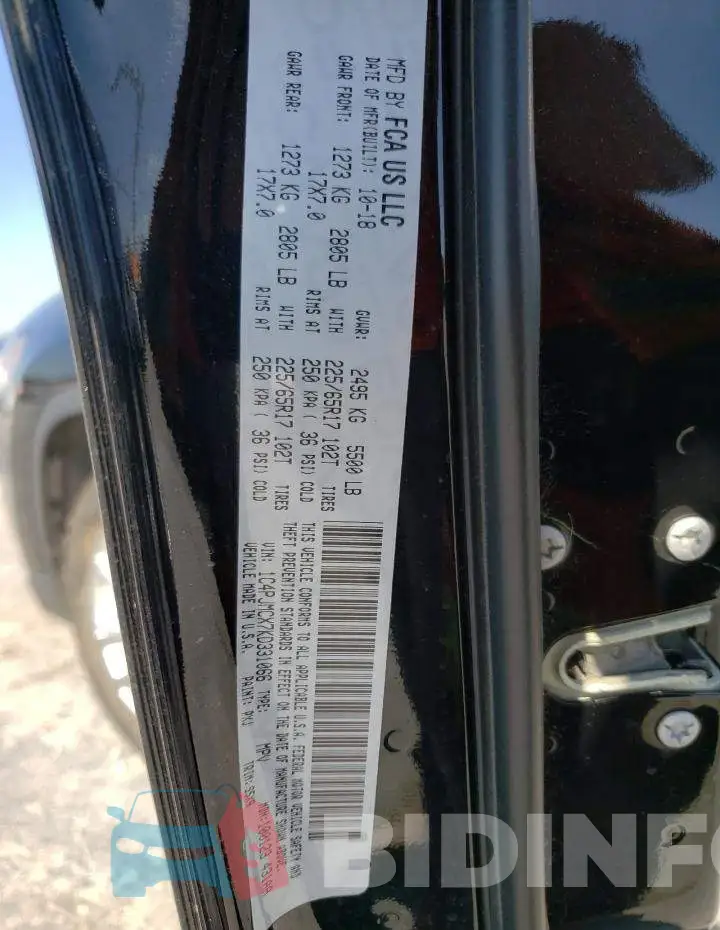 1C4PJMCX7KD331066 Photo# 10