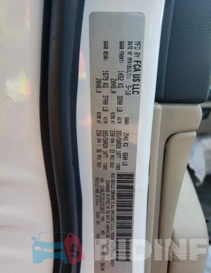 1C4RJFCG3JC410615 Photo# 10