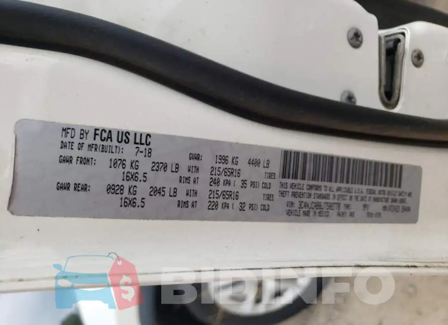 3C4NJCAB8JT502778 Photo# 10
