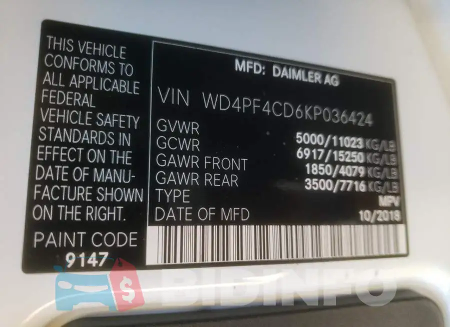 WD4PF4CD6KP036424 Photo# 10