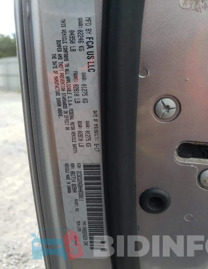 2C3CDZAG8HH658811 Photo# 10