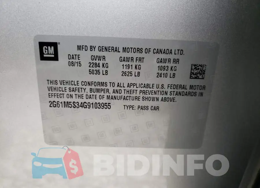 2G61M5S34G9103955 Photo# 10