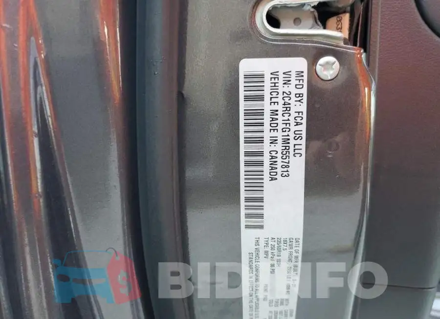 2C4RC1FG1MR557813 Photo# 10