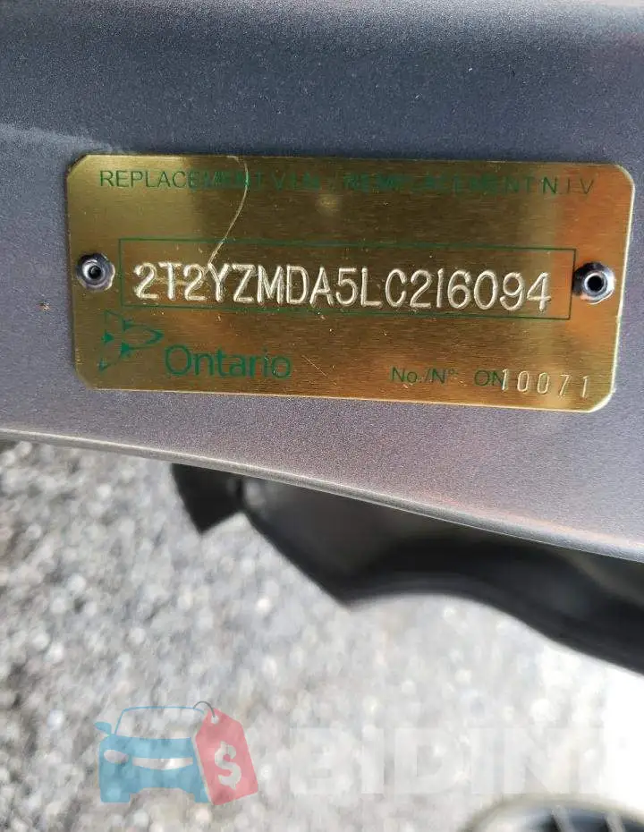2T2YZMDA5LC216094 Photo# 10