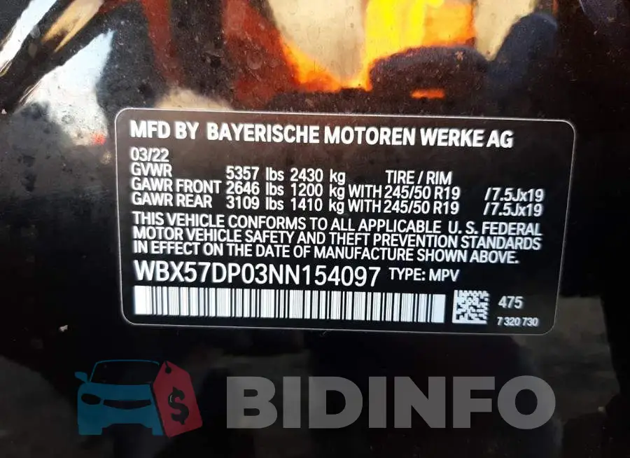 WBX57DP03NN154097 Photo# 14