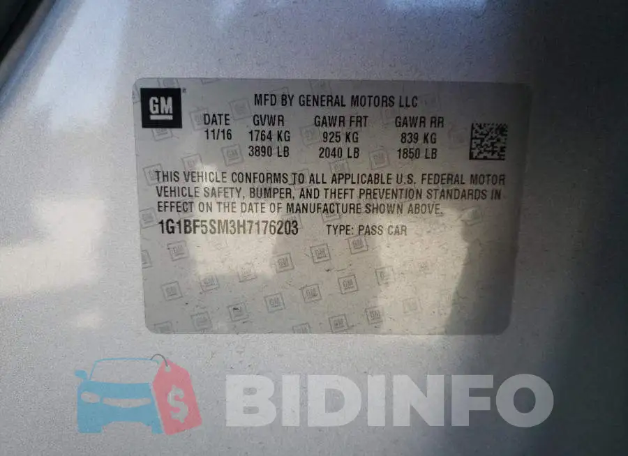 1G1BF5SM3H7176203 Photo# 10