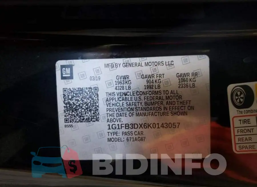 1G1FB3DX6K0143057 Photo# 10