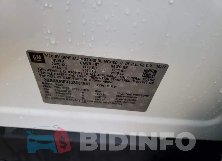 3GNAXMEV7JS531841 Photo# 10