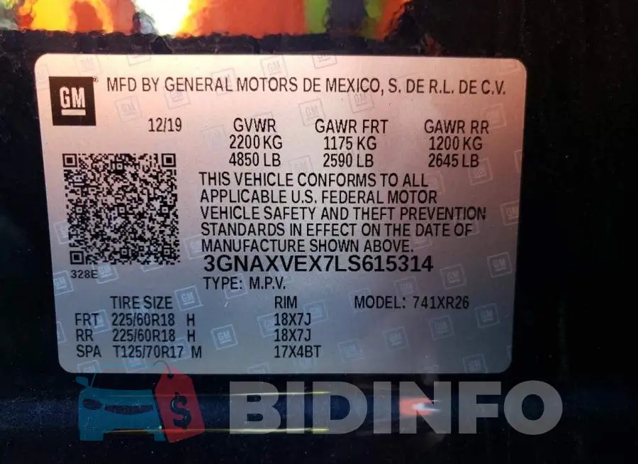 3GNAXVEX7LS615314 Photo# 10