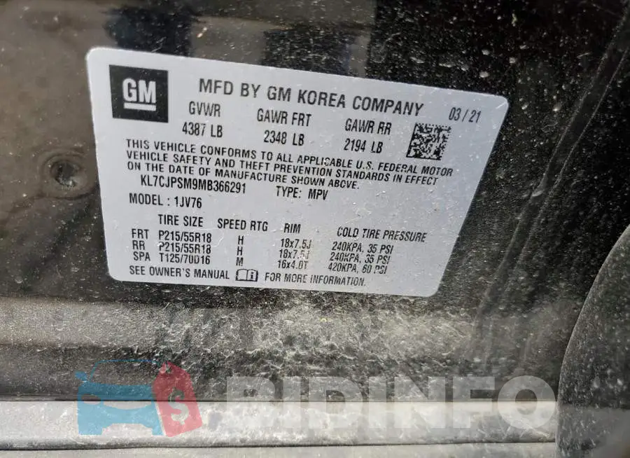 KL7CJPSM9MB366291 Photo# 10