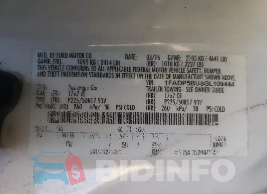 1FADP5BU8GL109444 Photo# 10