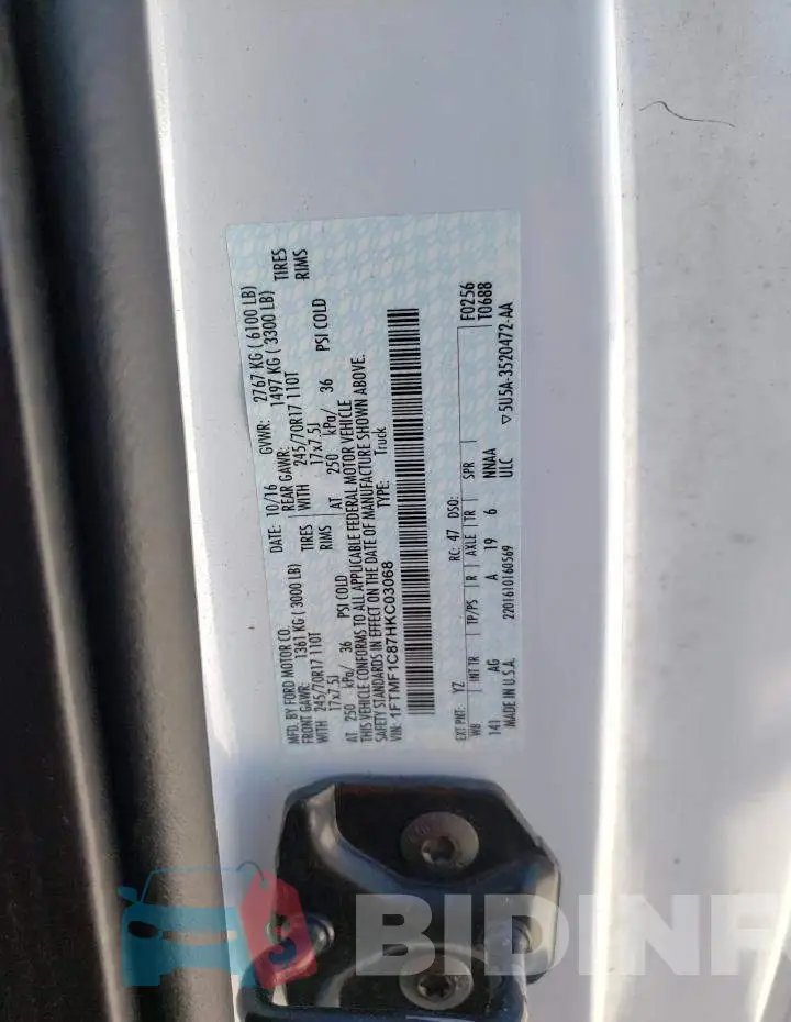 1FTMF1C87HKC03068 Photo# 10
