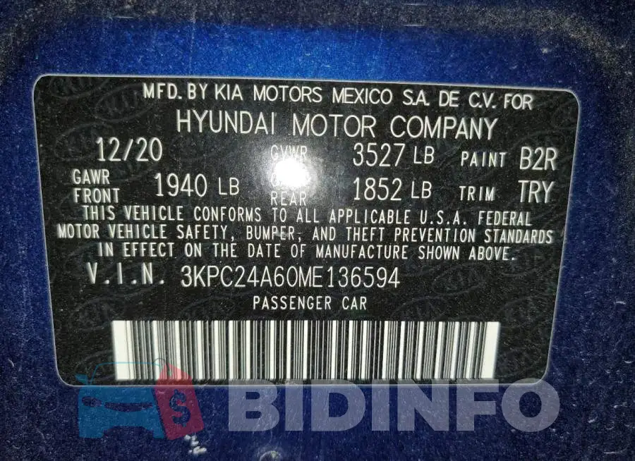 3KPC24A60ME136594 Photo# 10