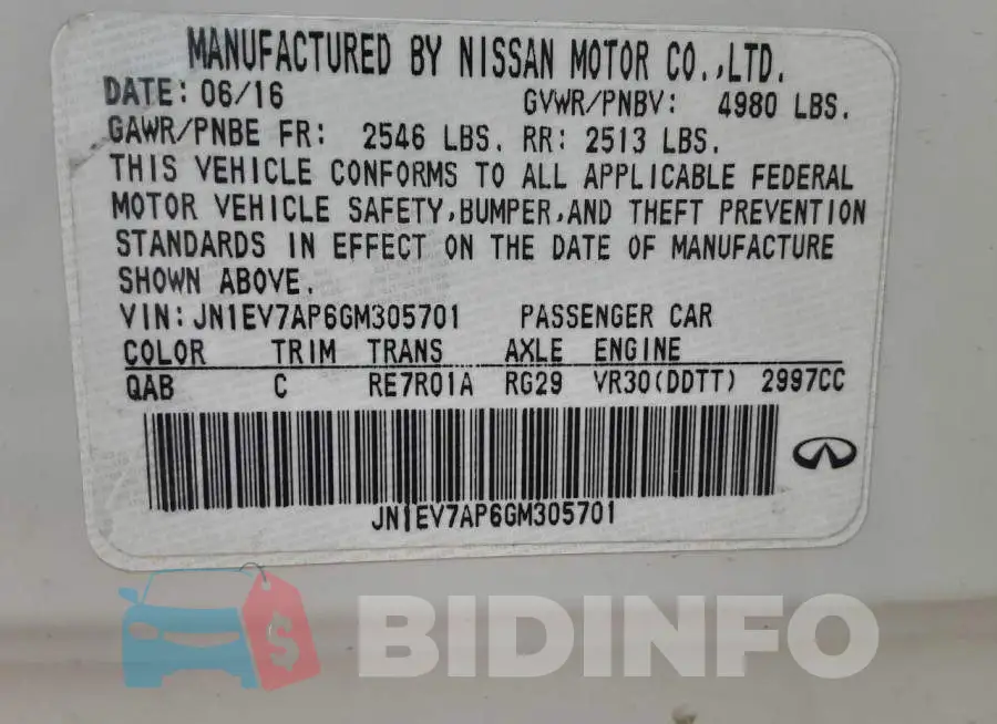JN1EV7AP6GM305701 Photo# 10
