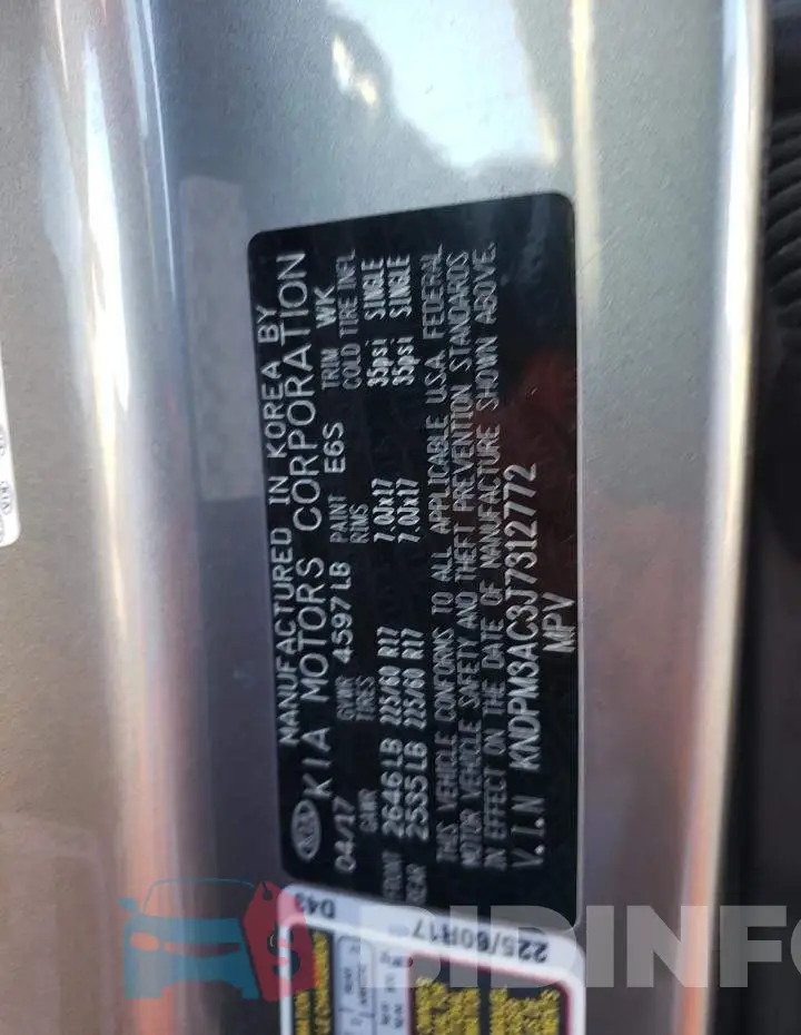 KNDPM3AC3J7312772 Photo# 10