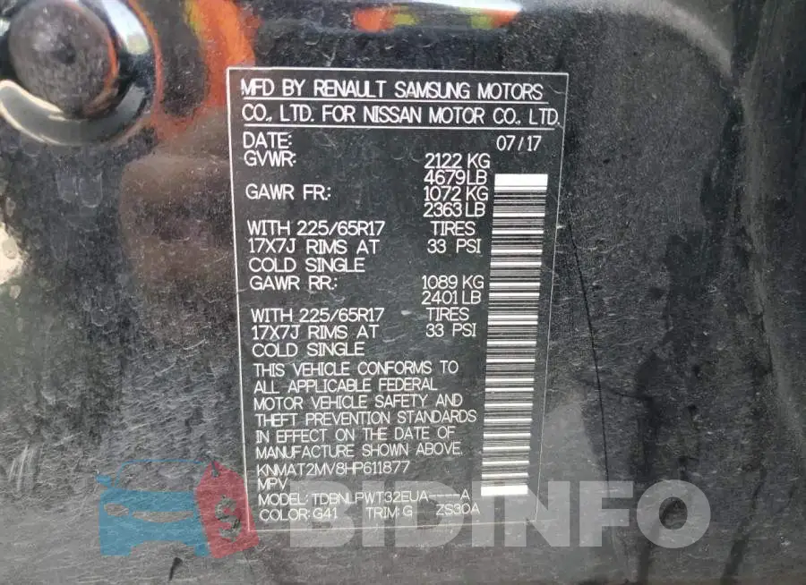 KNMAT2MV8HP611877 Photo# 10