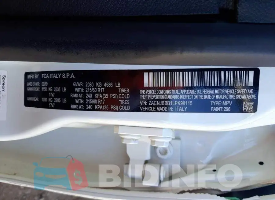ZACNJBBB1LPK98115 Photo# 10