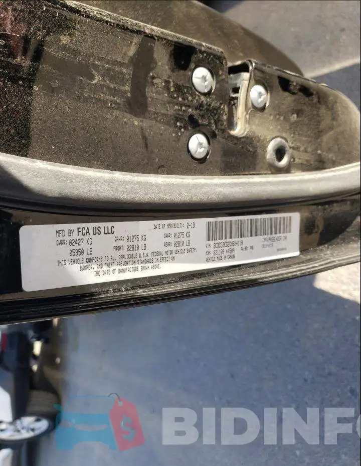 2C3CDZKG2KH604118 Photo# 10